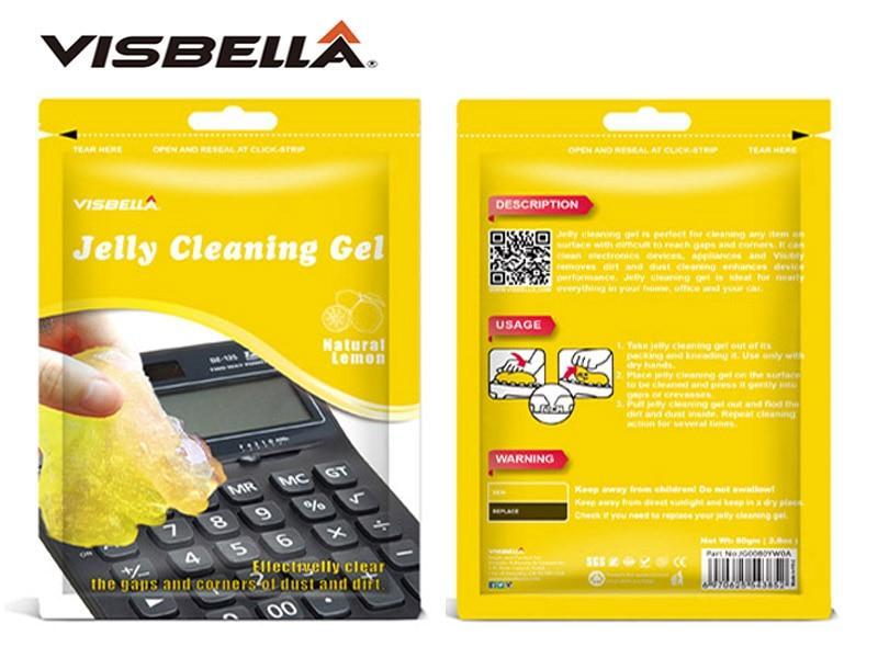Visbella Jelly Dust Cleaning Gel - Lemon - منظف